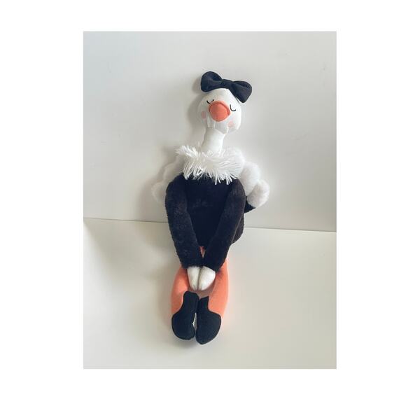 Pillowfort Ostrich Plush Ballerina Knit head legs Stuffed Animal Toy - Picture 1 of 7